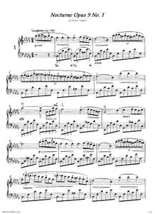 Nocturne No.1 "Larghetto B flat Minor"
