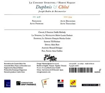 Hervé Niquet, Le Concert Spirituel - Joseph Bodin de Boismortier: Daphnis et Chloé (2009)