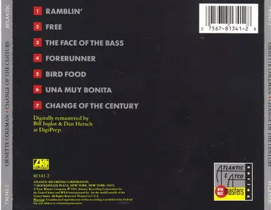 Ornette Coleman - Change of the Century (1960) [Remastered 1992]