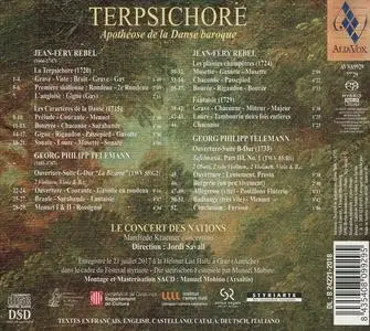 Jordi Savall, Le Concert des Nations - J-F. Rebel & G.Ph. Telemann: Terpsichore - Apothéose de la Danse baroque (2018)