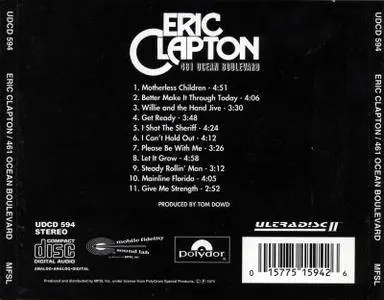 Eric Clapton - 461 Ocean Boulevard (1974) [MFSL, UDCD 594]