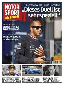 MOTORSPORT aktuell  – 30 November 2021