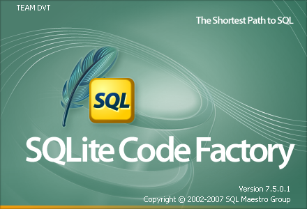SQLite Code Factory ver.7.5.0.1