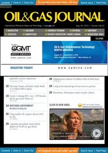 Oil & Gas Journal - August 30, 2010