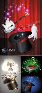 Magic Hat and Focus Vector