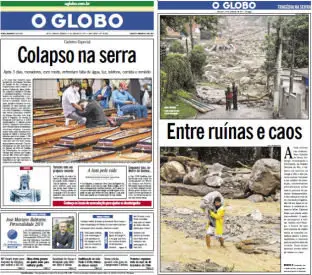 Jornal O Globo - 15 de janeiro de 2011