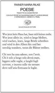 Rainer Maria Rilke - Poesie