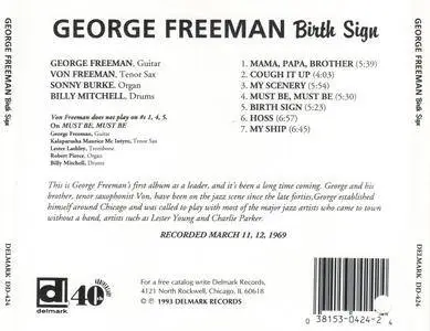 George Freeman - Birth Sign (1969) {Delmark DD-424 rel 1993}