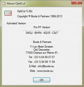 OptiCut Pro-PP 5.20c