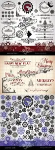 Christmas Design Elements Vector 2
