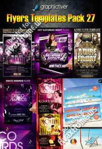 GraphicRiver Flyers Templates Pack 27