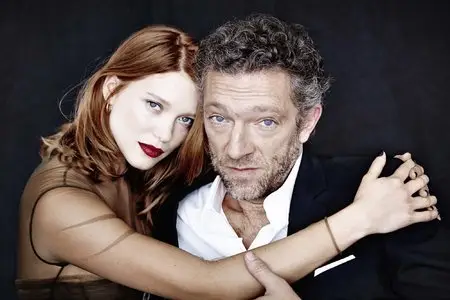 Lea Seydoux & Vincent Cassel - Sylvie Lancrenon Photoshoot 2014 for Paris Match