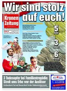 Kronen Zeitung Niederösterreich - 25. Februar 2018