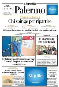 la Repubblica Palermo - 18 Aprile 2020