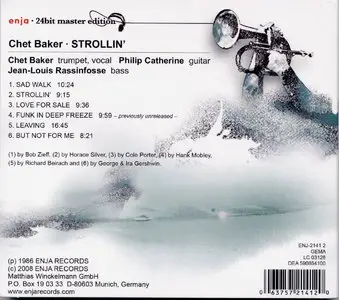 Chet Baker - Strollin' (1986) [Remastered 2008]