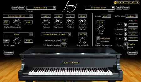 Synthogy Ivory Grand Pianos VSTi RTAS AU HYBRiD DVDR [RE-UP]