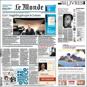 Le Monde - 4 November 2011 (+ Supplements)