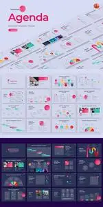 Glassmorphic Agenda PowerPoint Template