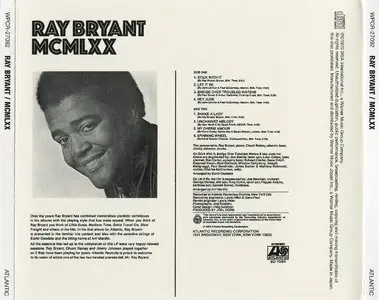Ray Bryant - MCMLXX (1970) {2012 Japan Jazz Best Collection 1000 Series WPCR-27092}