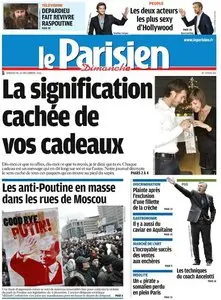 Le Parisien & Journal de Paris du Dimanche 25 Décembre 2011