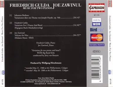 Friedrich Gulda / Joe Zawinul - Music For Two Pianos (1988)