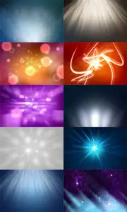 10 Abstract Light Backgrounds PSD