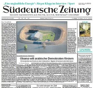 Süddeutsche Zeitung vom 20 Mai 2011