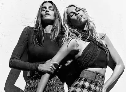 Cindy Crawford, Naomi Campbell and Claudia Schiffer by Steven Klein for Balmain Spring/Summer 2016