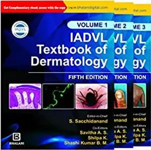 IADVL Textbook Of Dermatology (Set of 3 Volumes) 5th Edition 2021