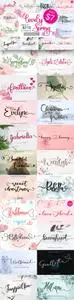 Lovely Spring Mini Bundle - 21 Fonts in 1