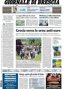 IL GIORNALE DI BRESCIA 16 MAGGIO 2012