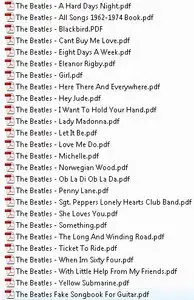 The Beatles Sheet Music For Piano, Guitare, Lyrics