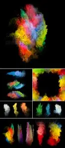 Stock Photo - Color Powder Backgrounds 2
