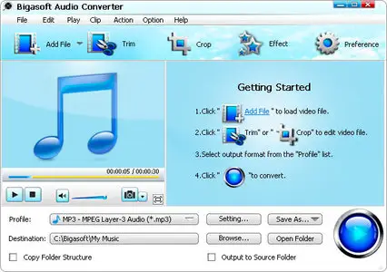 Bigasoft Audio Converter 5.0.8.5809 Portable