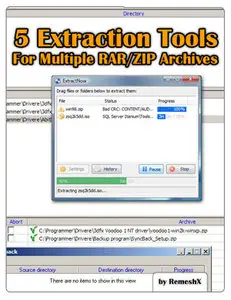 5 Tools To Automatically Extract Multiple Archives