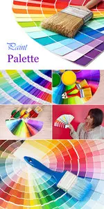 Stock Photo - Paints Palette