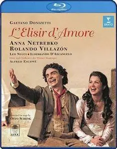 Alfred Eschwe, Orchester der Wiener Staatsoper, Anna Netrebko, Rolando Villazon - Donizetti: L'Elisir d'Amore (2015) [Blu-Ray]