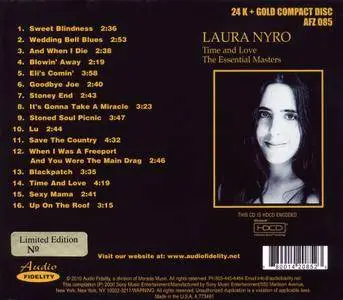 Laura Nyro - Time And Love: The Essential Masters (2000) [2010, Audio Fidelity AFZ 085] Repost