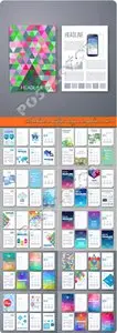 Brochure and flyer design template vector 8