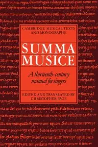Summa Musice: A Thirteenth-Century Manual for Singers