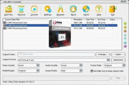 Portable Ultra MKV Converter 3.6.0801 Multilingual