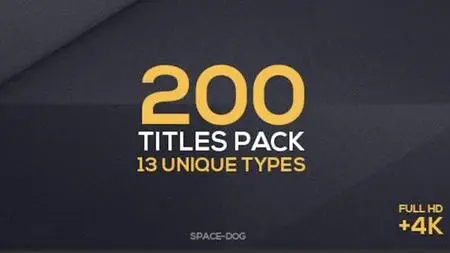 200 Titles Collection - Premiere Pro (VideoHive) 24651785