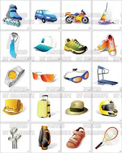 Stock Vector - Sport Style Icons
