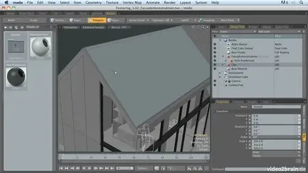 video2brain: modo-Workshop Architektur: Texturierung (2012)