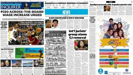 Philippine Daily Inquirer – June 01, 2018