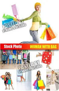 Woman with bag - UHQ Stock Photo