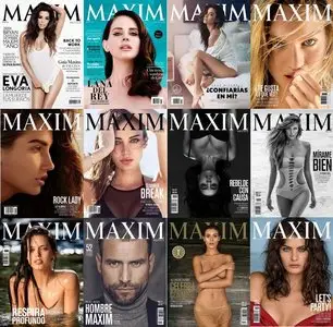 Maxim Mexico - 2015 Full Year Issues Collection