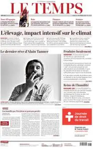 Le Temps - 12 Septembre 2022