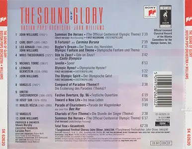 John Williams & Boston Pops Orchestra - The Sound Of Glory (1996, Sony Classical # SK 62620)