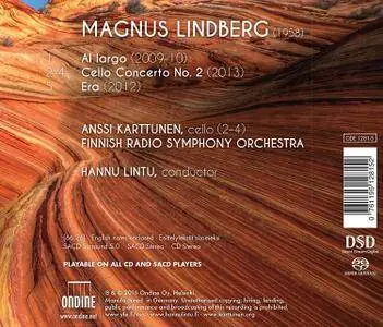 Anssi Karttunen - Lindberg: Al largo, Cello Concerto No. 2 & Era (2016)